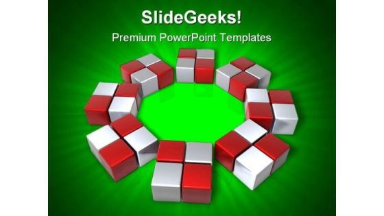 Array Solution Business PowerPoint Themes And PowerPoint Slides 0411
