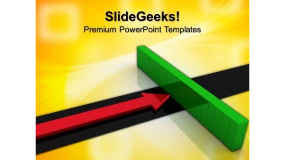 Arrow And Wall Business PowerPoint Templates And PowerPoint Themes 0812