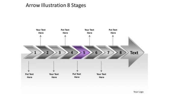 Arrow Illustration 8 Stages Process Flow Charts Examples PowerPoint Slides Arrow Illustration 8 Stages Process Flow Charts Examples PowerPoint Slides