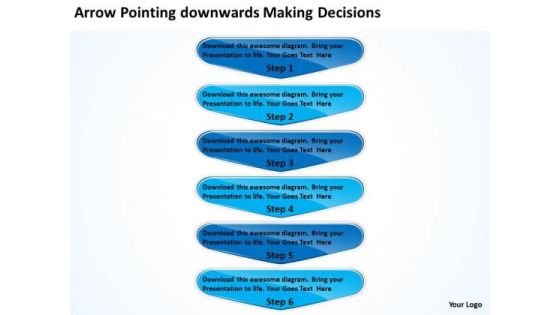 Arrow Pointing Downwards Making Decisions Flowchart Application PowerPoint Templates Arrow Pointing Downwards Making Decisions Flowchart Application PowerPoint Templates