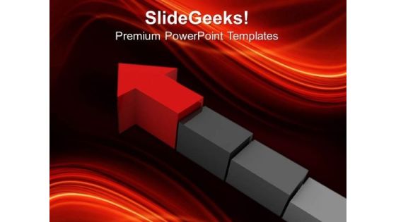 Arrow Stairs Success PowerPoint Templates And PowerPoint Themes 0812