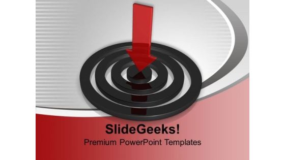 Arrow Target Business PowerPoint Templates And PowerPoint Themes 1012 Arrow Target Business PowerPoint Templates And PowerPoint Themes 1012