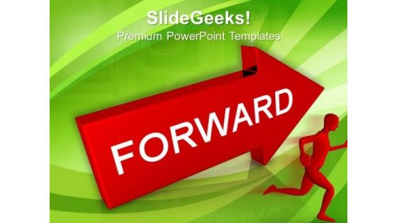 Arrow With Forward PowerPoint Templates And PowerPoint Themes 1012