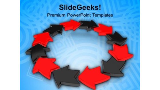 Arrows Form A Circle Business Concept PowerPoint Templates Ppt Backgrounds For Slides 0313 Arrows Form A Circle Business Concept PowerPoint Templates Ppt Backgrounds For Slides 0313