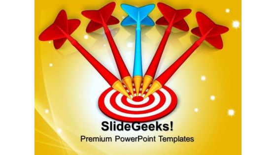 Arrows On Dart Targets PowerPoint Templates And PowerPoint Themes 0712 Arrows On Dart Targets PowerPoint Templates And PowerPoint Themes 0712