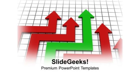 Arrows Showing Business Progress PowerPoint Templates Ppt Backgrounds For Slides 0713