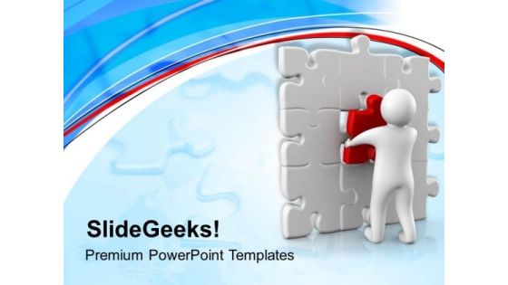 Assemble The Puzzle For Success PowerPoint Templates Ppt Backgrounds For Slides 0613 Assemble The Puzzle For Success PowerPoint Templates Ppt Backgrounds For Slides 0613