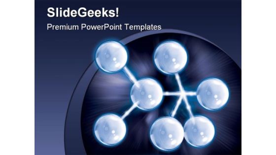 Atom Medical PowerPoint Template 0610