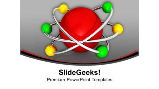Atom Science For Future Growth PowerPoint Templates Ppt Backgrounds For Slides 0413