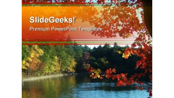 Autumn Beach Nature PowerPoint Themes And PowerPoint Slides 0411