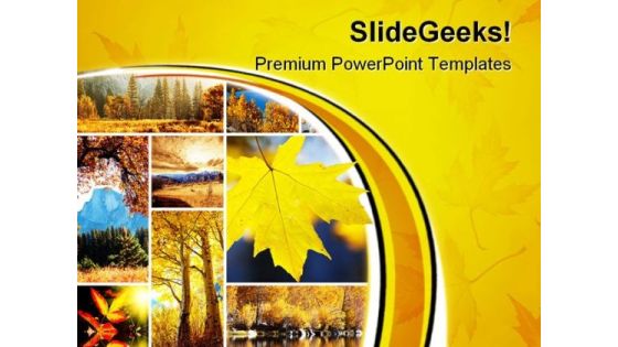 Autumn Collage Nature PowerPoint Themes And PowerPoint Slides 0811 Autumn Collage Nature PowerPoint Themes And PowerPoint Slides 0811