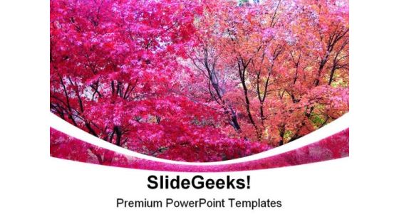 Autumn Colours Nature PowerPoint Templates And PowerPoint Backgrounds 0211
