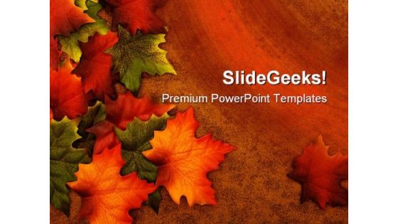 Autumn Leaves01 Nature PowerPoint Template 1010 Autumn Leaves01 Nature PowerPoint Template 1010