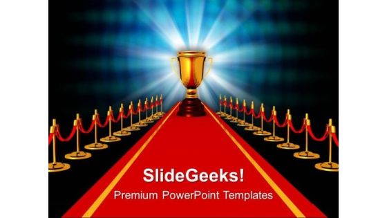 Award On Red Carpet Competiton PowerPoint Templates Ppt Backgrounds For Slides 0113 Award On Red Carpet Competiton PowerPoint Templates Ppt Backgrounds For Slides 0113