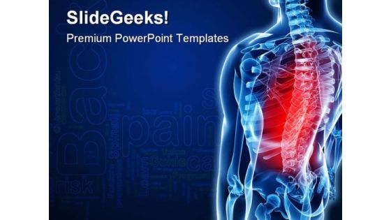 Back Pain Medical PowerPoint Templates And PowerPoint Backgrounds 0211 Back Pain Medical PowerPoint Templates And PowerPoint Backgrounds 0211