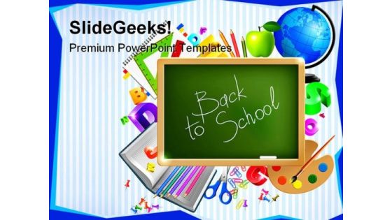 Back To School05 Education PowerPoint Template 1010 Back To School05 Education PowerPoint Template 1010