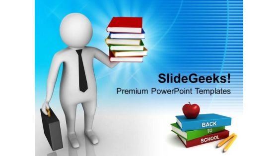 Back To School 3d Image PowerPoint Templates Ppt Backgrounds For Slides 0813