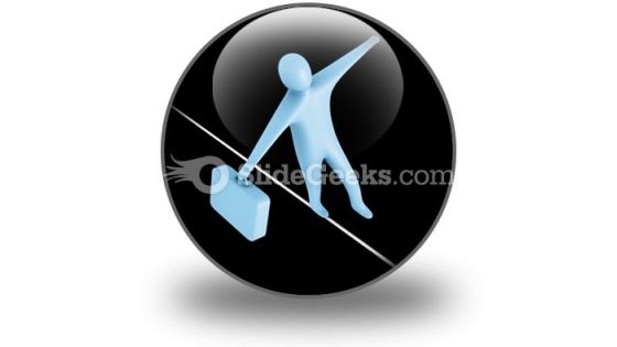 Balance PowerPoint Icon C Balance PowerPoint Icon C