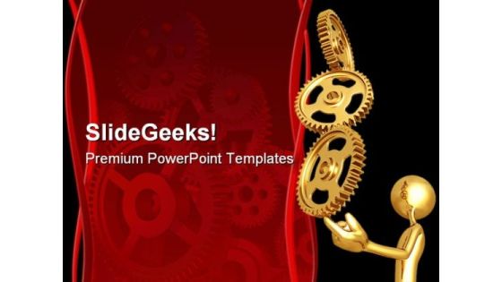 Balancing Golden Gears Business PowerPoint Themes And PowerPoint Slides 0511 Balancing Golden Gears Business PowerPoint Themes And PowerPoint Slides 0511