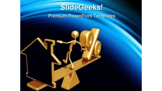 Balancing Home Real Estate PowerPoint Themes And PowerPoint Slides 0411 Balancing Home Real Estate PowerPoint Themes And PowerPoint Slides 0411