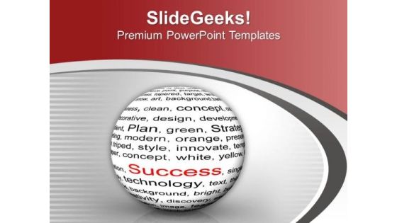 Ball With Inscription Success PowerPoint Templates Ppt Backgrounds For Slides 0613 Ball With Inscription Success PowerPoint Templates Ppt Backgrounds For Slides 0613