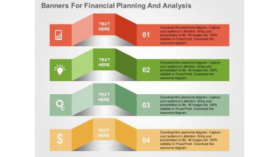 Banners For Financial Planning And Analysis PowerPoint Template Banners For Financial Planning And Analysis PowerPoint Template