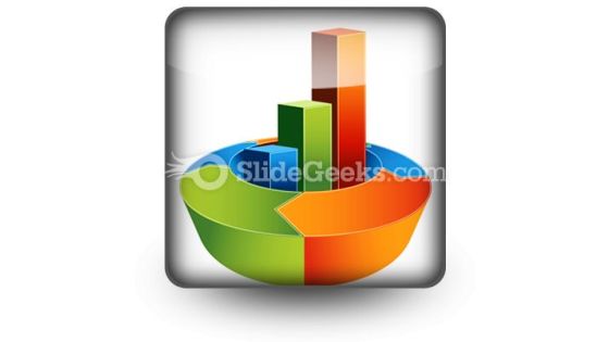 Bar Arrow Chart PowerPoint Icon S Bar Arrow Chart PowerPoint Icon S