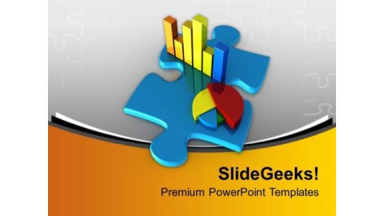 Bar Chart And Pie Chart On A Puzzle PowerPoint Templates Ppt Backgrounds For Slides 0213 Bar Chart And Pie Chart On A Puzzle PowerPoint Templates Ppt Backgrounds For Slides 0213