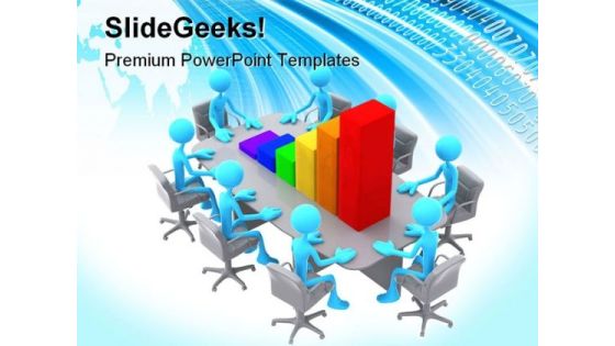 Bar Graph Meeting Business PowerPoint Templates And PowerPoint Backgrounds 0511 Bar Graph Meeting Business PowerPoint Templates And PowerPoint Backgrounds 0511