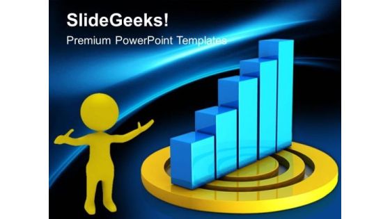 Bar Graph On Target Business PowerPoint Templates And PowerPoint Themes 0512 Bar Graph On Target Business PowerPoint Templates And PowerPoint Themes 0512
