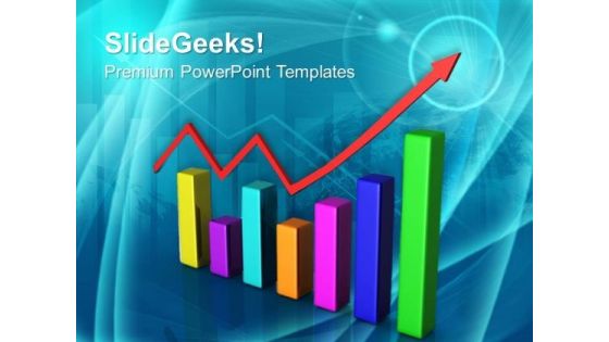 Bar Graph Red Arrow Business PowerPoint Templates And PowerPoint Themes 0712 Bar Graph Red Arrow Business PowerPoint Templates And PowerPoint Themes 0712