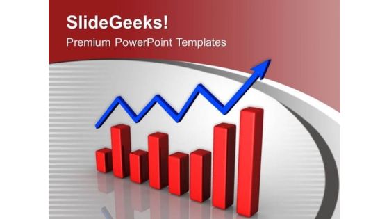 Bars And Arrows Shows Business Growth PowerPoint Templates Ppt Backgrounds For Slides 0213 Bars And Arrows Shows Business Growth PowerPoint Templates Ppt Backgrounds For Slides 0213