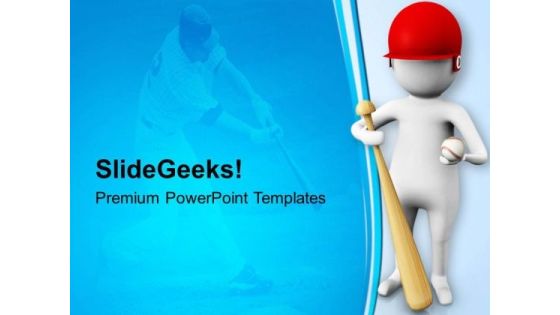 Baseball Is Intresting Game PowerPoint Templates Ppt Backgrounds For Slides 0813 Baseball Is Intresting Game PowerPoint Templates Ppt Backgrounds For Slides 0813