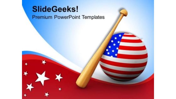 Baseball Is National Game Of America PowerPoint Templates Ppt Backgrounds For Slides 0813 Baseball Is National Game Of America PowerPoint Templates Ppt Backgrounds For Slides 0813