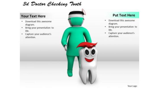 Basic Marketing Concepts 3d Doctor Checking Tooth Business Basic Marketing Concepts 3d Doctor Checking Tooth Business