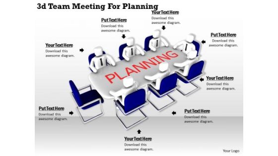Basic Marketing Concepts 3d Team Meeting For Planning Business Basic Marketing Concepts 3d Team Meeting For Planning Business
