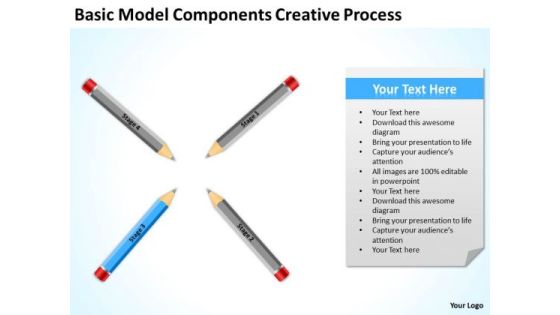 Basic Model Components Creative Process Ppt Business Plan PowerPoint Templates Basic Model Components Creative Process Ppt Business Plan PowerPoint Templates