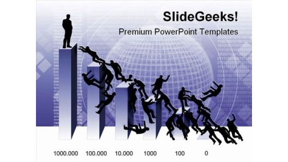 Battle Of The Top People PowerPoint Background And Template 1210