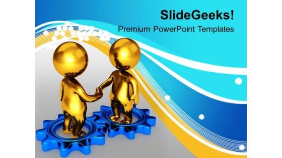 Be A Good Partner PowerPoint Templates Ppt Backgrounds For Slides 0613