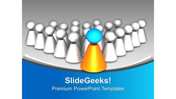 Be A Leader And Become Successful PowerPoint Templates Ppt Backgrounds For Slides 0413 Be A Leader And Become Successful PowerPoint Templates Ppt Backgrounds For Slides 0413