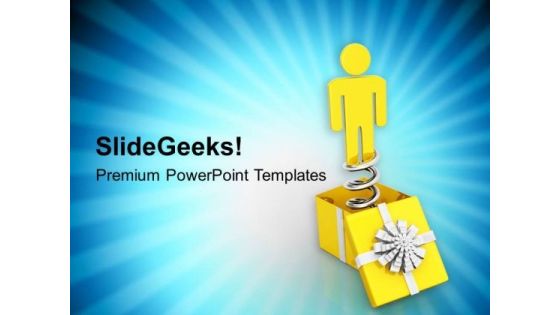 Be A Surprise Package PowerPoint Templates Ppt Backgrounds For Slides 0813 Be A Surprise Package PowerPoint Templates Ppt Backgrounds For Slides 0813