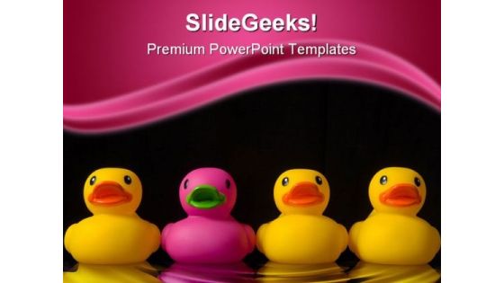 Be Different Business PowerPoint Template 1110