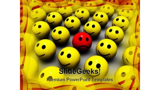 Be Different Symbol PowerPoint Template 0810 Be Different Symbol PowerPoint Template 0810