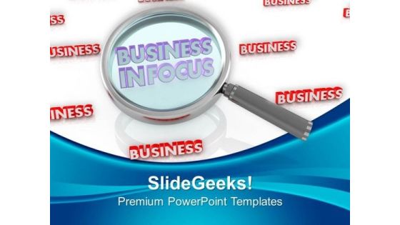 Be In Focus While Doing Business PowerPoint Templates Ppt Backgrounds For Slides 0513 Be In Focus While Doing Business PowerPoint Templates Ppt Backgrounds For Slides 0513