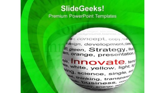 Be Innovative In Business PowerPoint Templates Ppt Backgrounds For Slides 0513 Be Innovative In Business PowerPoint Templates Ppt Backgrounds For Slides 0513