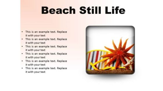 Beach Still Lifestyle PowerPoint Presentation Slides S Beach Still Lifestyle PowerPoint Presentation Slides S