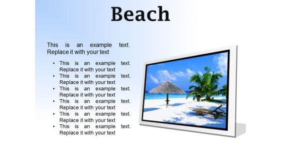 Beach Vacation PowerPoint Presentation Slides F Beach Vacation PowerPoint Presentation Slides F