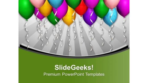 Beautiful Party Balloons Celebration PowerPoint Templates Ppt Backgrounds For Slides 0213 Beautiful Party Balloons Celebration PowerPoint Templates Ppt Backgrounds For Slides 0213