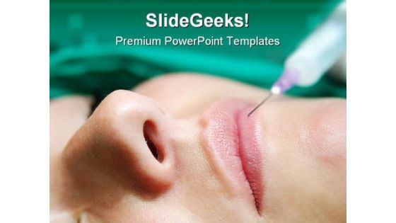 Beauty Bottox Treatment Medical PowerPoint Templates And PowerPoint Backgrounds 0411 Beauty Bottox Treatment Medical PowerPoint Templates And PowerPoint Backgrounds 0411