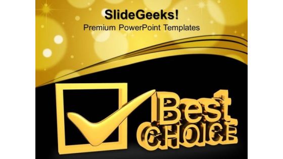 Best Choice Symbol PowerPoint Templates And PowerPoint Themes 1012